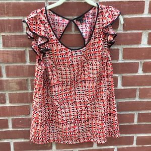 Ann Taylor flutter sleeve top 10